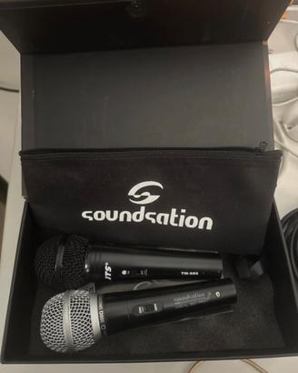 Microfoni Soundsation Vocal 300 pro + JTS tm-989