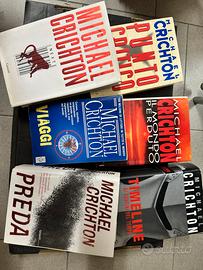 Lotto 6 Libri Michael Crichton