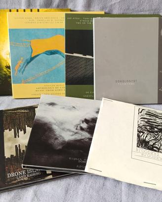 CD vari generi: drone, noise, sperimentale.