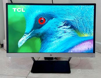 Monitor HP full-hd 22,5 pollici HDMI-VGA perfetto.