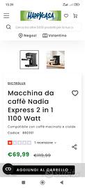 macchina caffè cialde espresso 