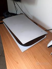 PlayStation 5+2 controller+cuffie+base ricarica