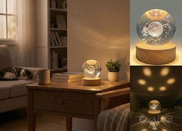 Sfera di cristallo 3D con AstroBaby
