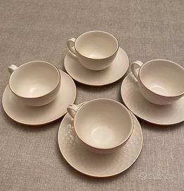 Set 4 tazze té filo oro - Tokyo Design Studio