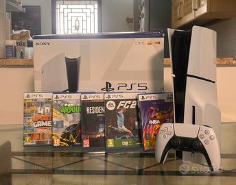 PlayStation 5 Disc Edition 1TB SSD + 5 giochi