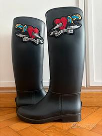 Love Moschino, stivali di gomma