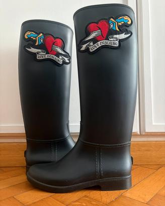 Love Moschino, stivali di gomma