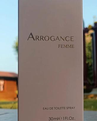 Scatola e boccetta Eau de Toilette Arrogance 30 ml