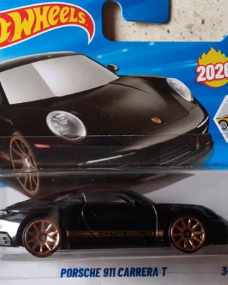 Hot Wheels Porsche 911 Carrera T Nero Lucido Model