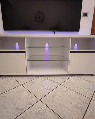 mobile TV soggiorno con illuminazione  Led 
