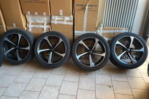 4 cerchi in lega originali Audi Q7 SQ7 + 4 gomme