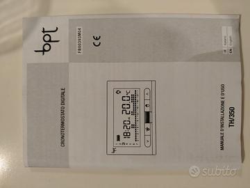 Cronotermostato digitale BPT TH/350