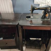 Macchina da cucire Singer con mobile