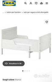 Lettino evolutivo ikea + materasso