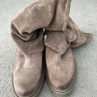 Stivali pelle scamosciati donna raglia 37