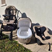 Trio Peg Perego + base isofix + pedana ride with m