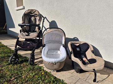 Trio Peg Perego + base isofix + pedana ride with m