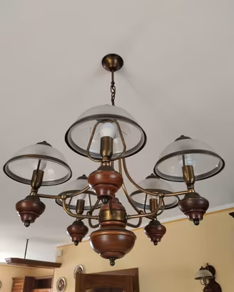 lampadario più appliques