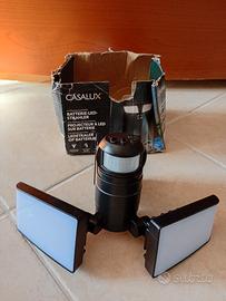 Faretti led con sensore.