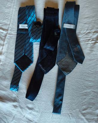 Cravatte 100% seta ERMEN. ZEGNA + ARMANI + DIOR