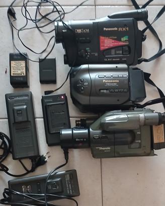 3 VIDEOCAMERE PANASONIC E PHONOLA