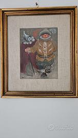 Fabbretto    originale   scena  carnevalesca