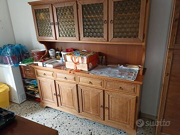 credenza ante massello cm185x50x190h € 100