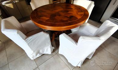 4 Poltrone Vintage da Pranzo/Salotto Anni '30