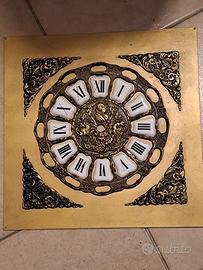 antico quadrante di orologio pendolo/parete