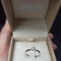 anello solitario fidanzamento nuovo mai usato