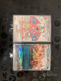 Charizard ex tera + Charizard ex destino di paldea