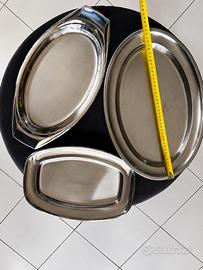 Vassoi da portata in acciaio inox – Alessi e AMC