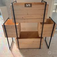 Mobile fioriera stile industriale NUOVO