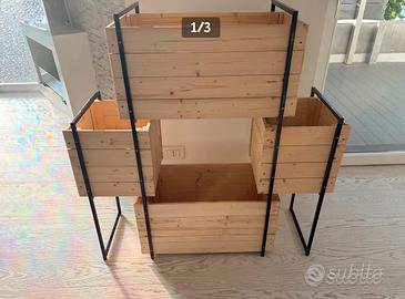 Mobile fioriera stile industriale NUOVO