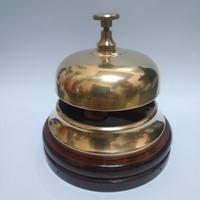 CAMPANELLO DA BANCONE VINTAGE ANNI '50 OTTONE