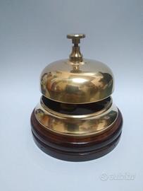 CAMPANELLO DA BANCONE VINTAGE ANNI '50 OTTONE