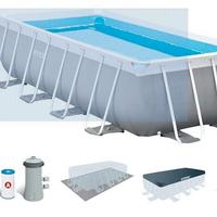 piscina INTEX  488x244x107 + pompa a sabbia + skim
