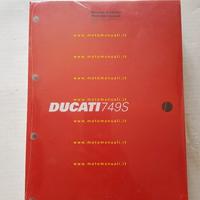 DUCATI 749 S 2003 manuale officina ITALIANO INGLES