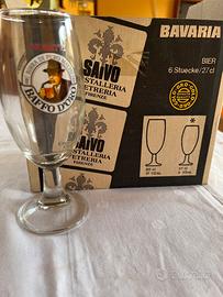 Calici Birra Moretti Baffo d’Oro Scatola Original