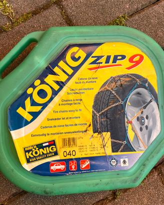 Catene da neve KONING ZIP 9 nuove