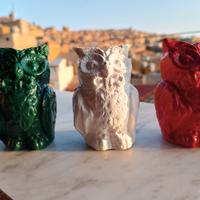 Gufo/civetta in ceramica