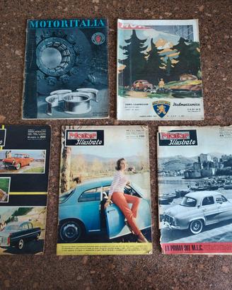 MOTORITALIA E MOTOR ILLUSTRATO LOTTO 5 RIVISTE