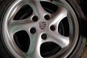 cerchi porsche 964  montati su carrera 4