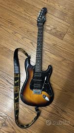 Stratocaster di liuteria sunburst HSH