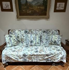 DUE DIVANO LETTO IN LEGNO MASSELLO