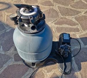 Filtro a sabbia con pompa 4000 l/h GRE