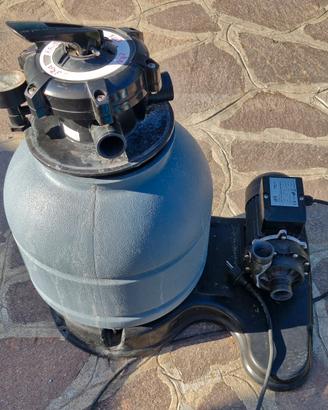 Filtro a sabbia con pompa 4000 l/h GRE