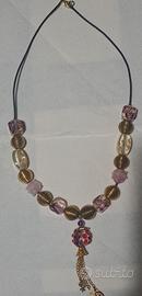 collana vintage originale vetro murano 