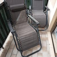 Sedie sdraio pieghevoli