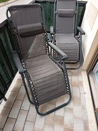 Sedie sdraio pieghevoli